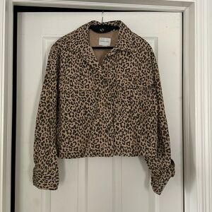 American Eagle Leopard Jacket